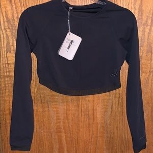 Whitney Simmons gymshark cropped long sleeve